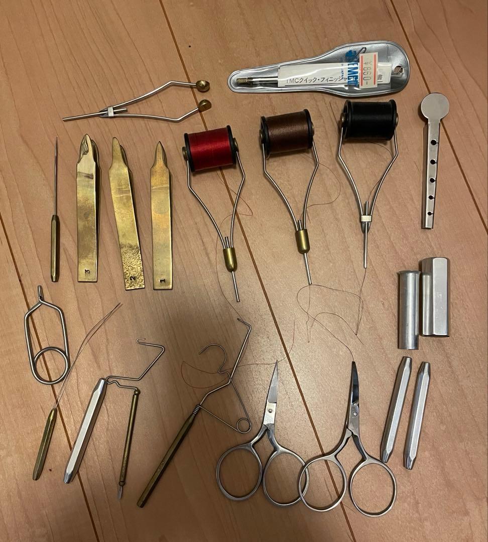 フライタイイングー式 【OFTバイス】フック、マテリアまとめ売