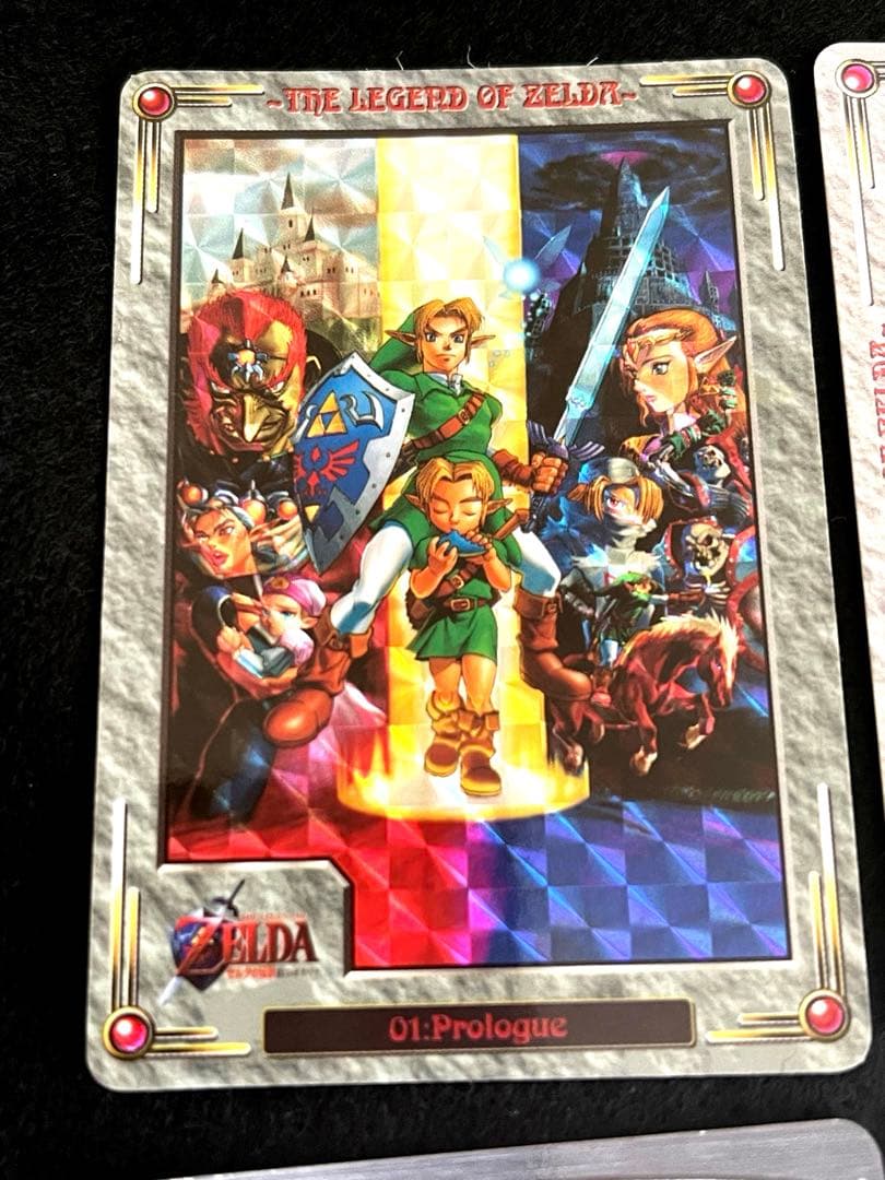ゼルダの伝説　時のオカリナ　カードダス　40種　箱付き