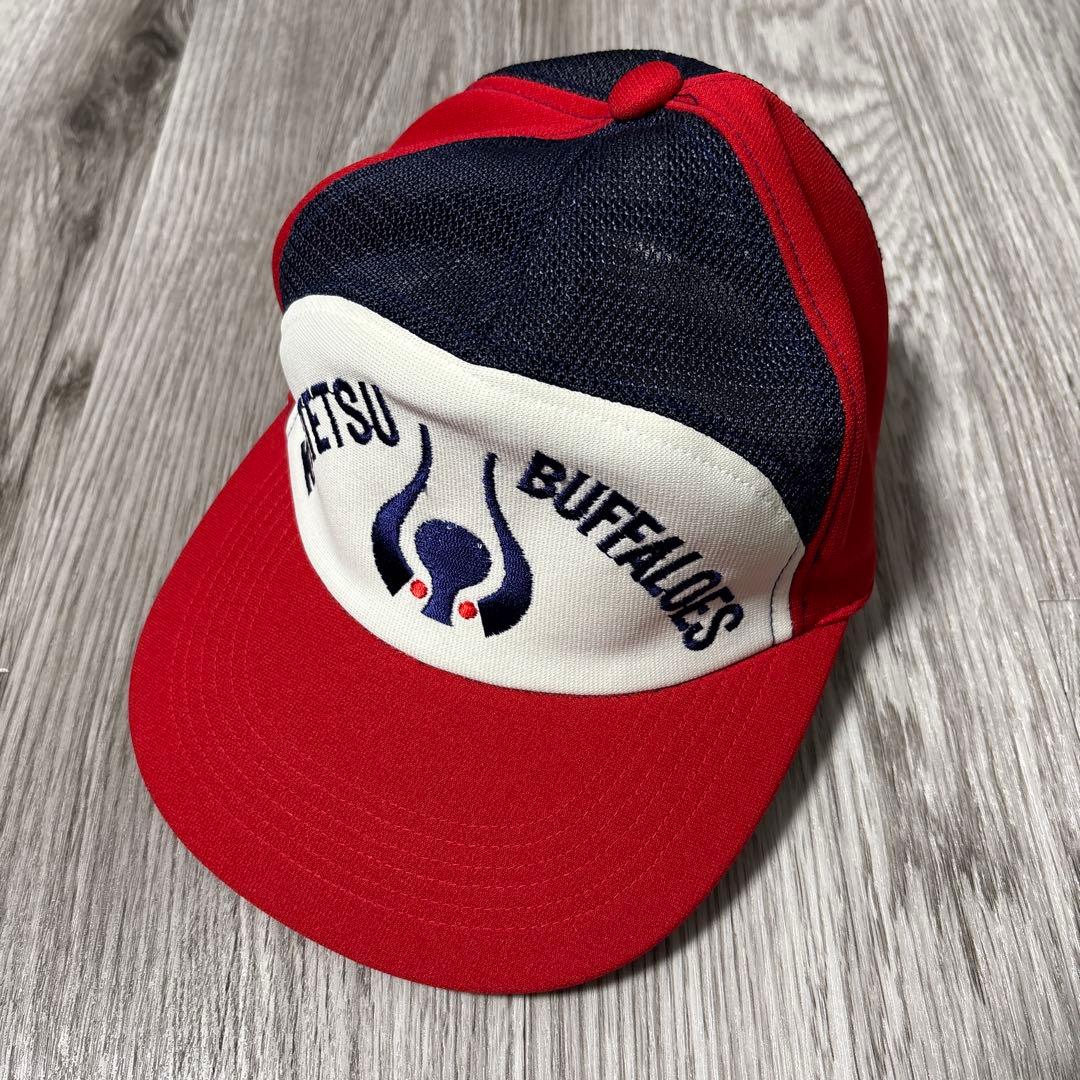 近鉄バファローズ　キャップ　中央帽子　当時モノ