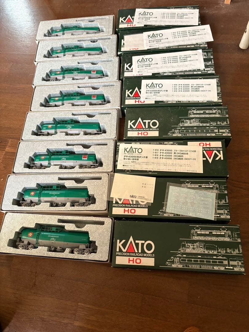 KATO HOゲージ 鉄道模型 緑色セット