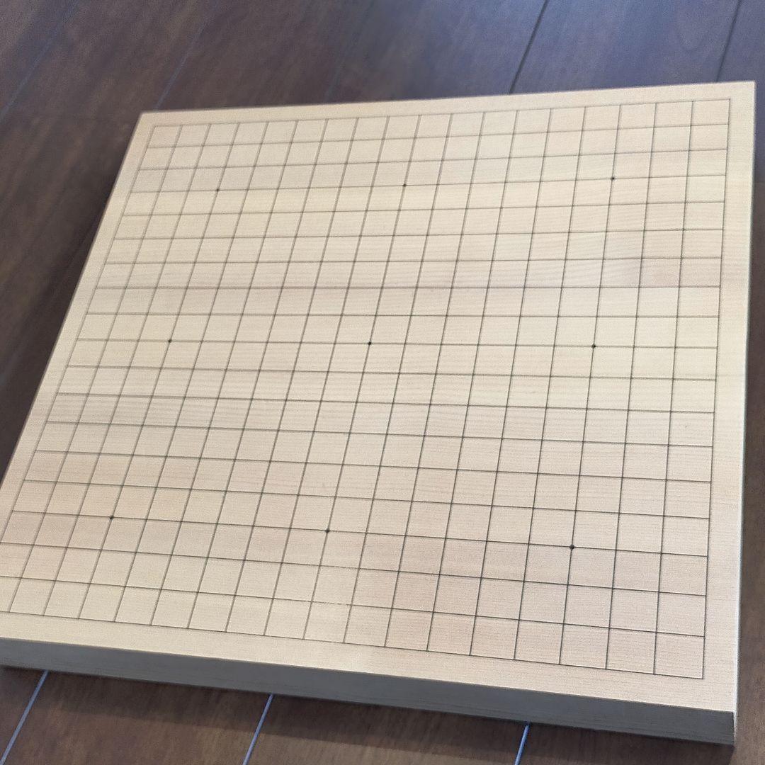 卓上碁盤 蛤碁石 那智黒25号 白180個 黒181個 木製碁笥 セット