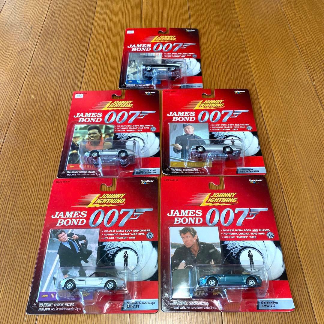 [ジョニーライトニング]ジェームスボンド007 ミニカー5台セット