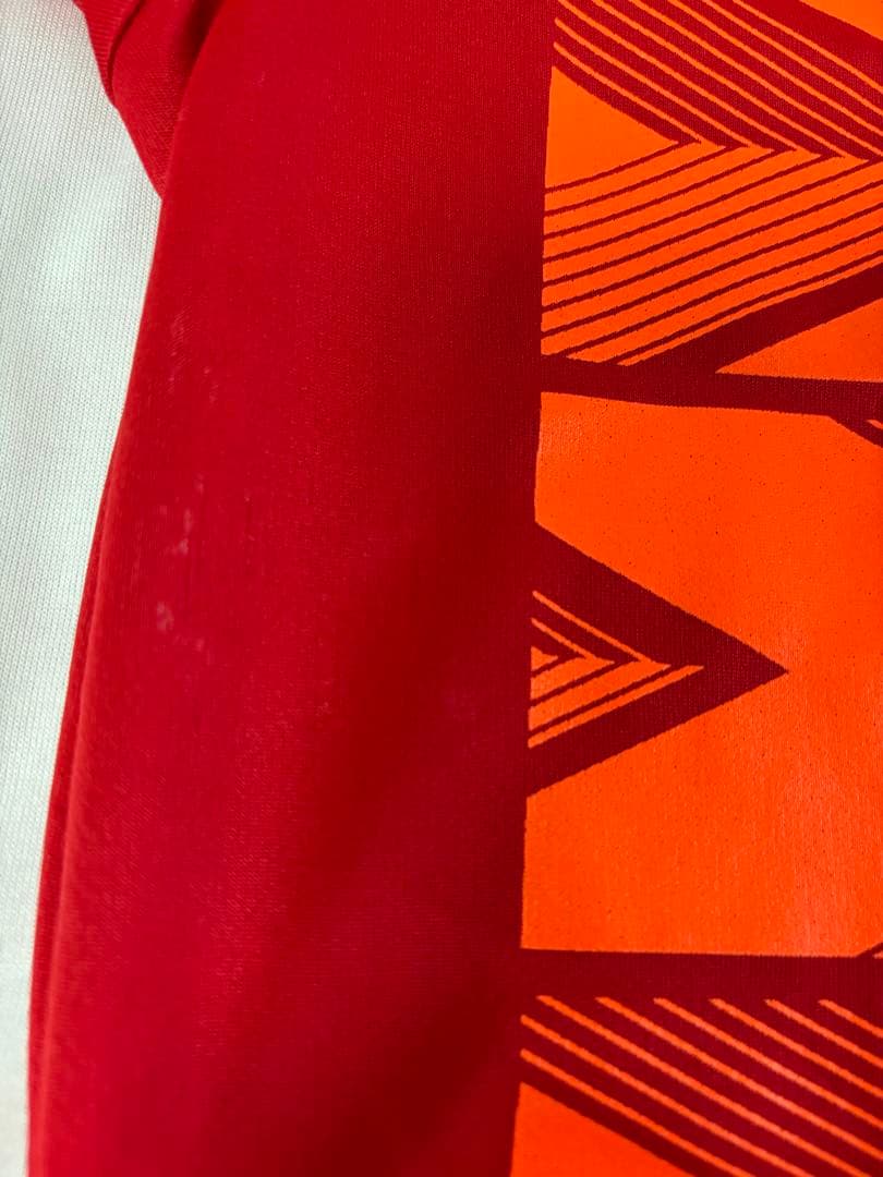 ASICS バレーボールユニフォーム 赤 8 SEKITA