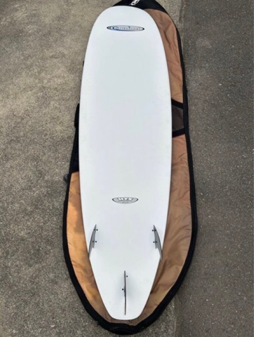 Grommet サーフボード ファンボード　ミッドレングス　青　ストライプ