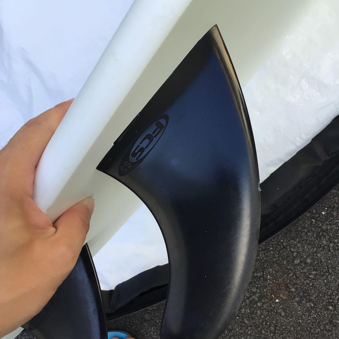 Grommet サーフボード ファンボード　ミッドレングス　青　ストライプ