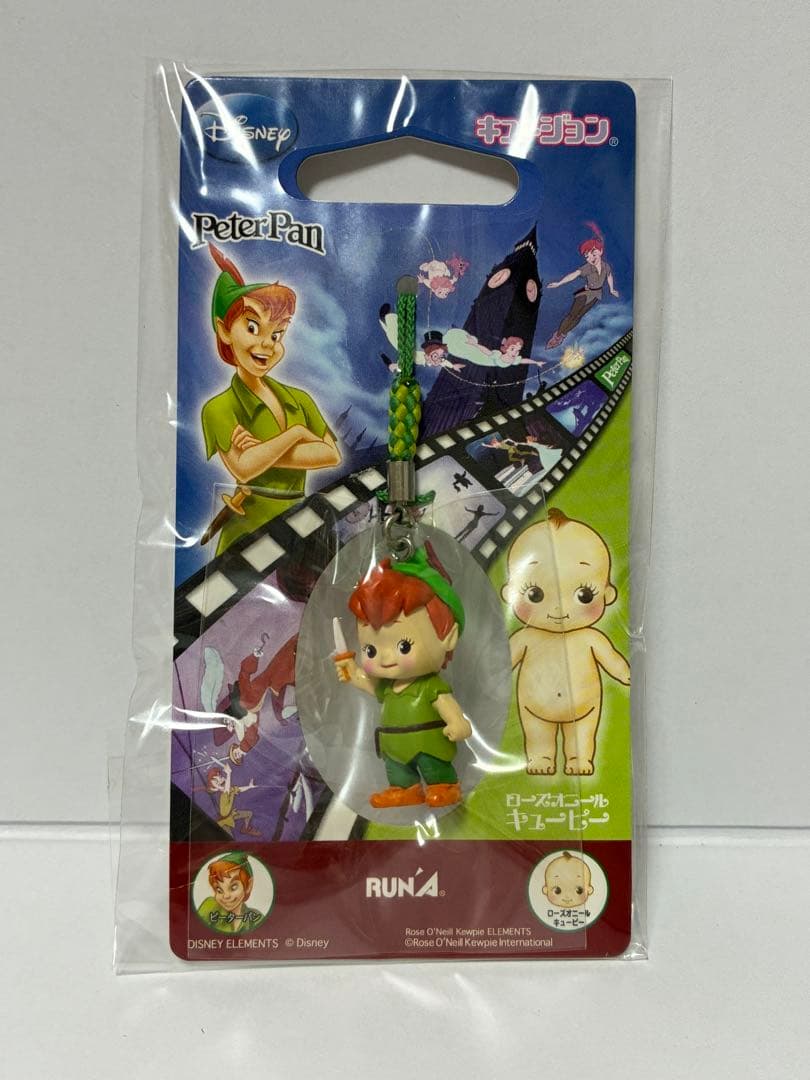 キュージョン ディズニー　ピーター・パン ローズオニールキューピー ストラップ
