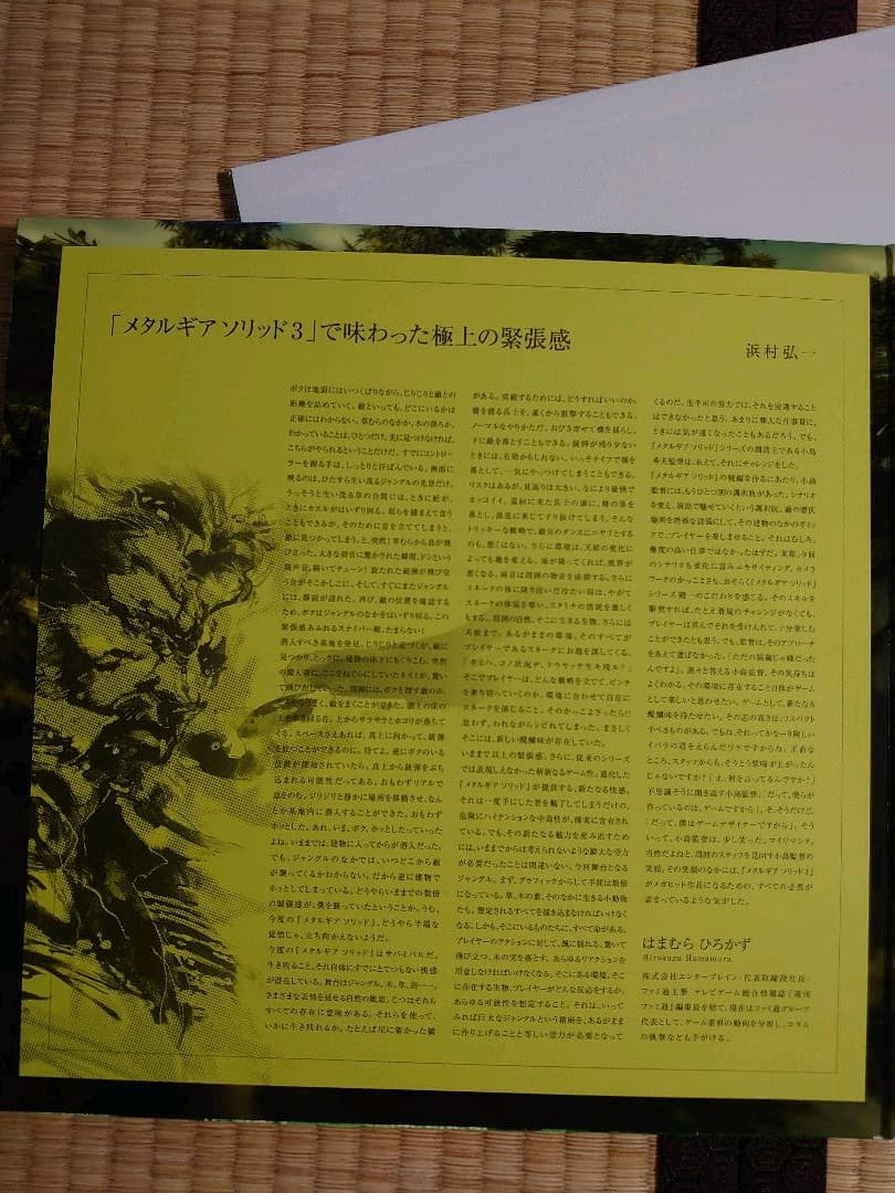 メタルギアソリッド3 E3 パンフレット　MGS3 メタルギア　限定