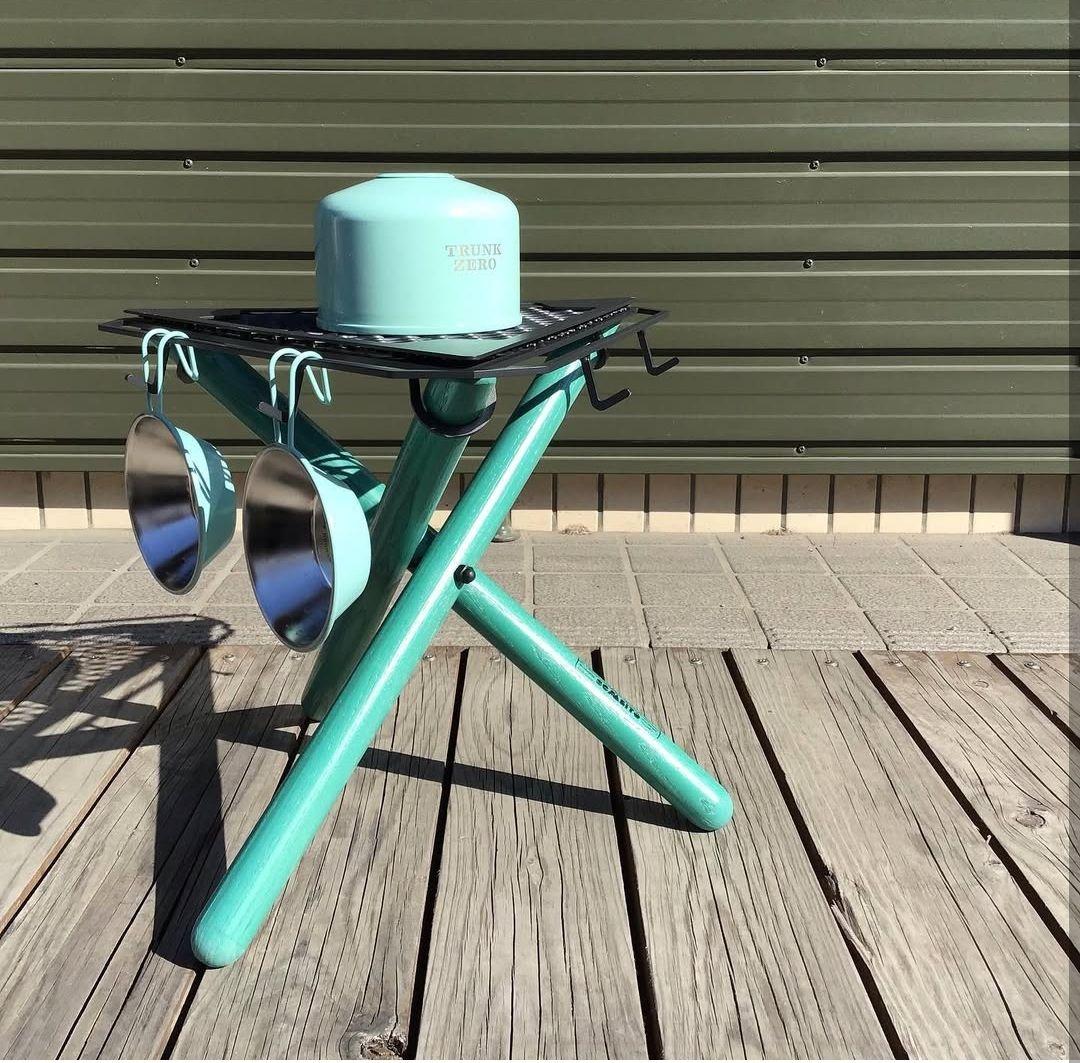 【美品】SOMABITO✕TRUNKZERO焚き火サイドスタンド　ソマビト