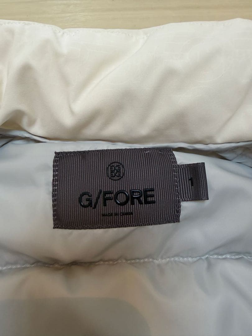 GFORE ホワイト ダウンベスト サイズ1001