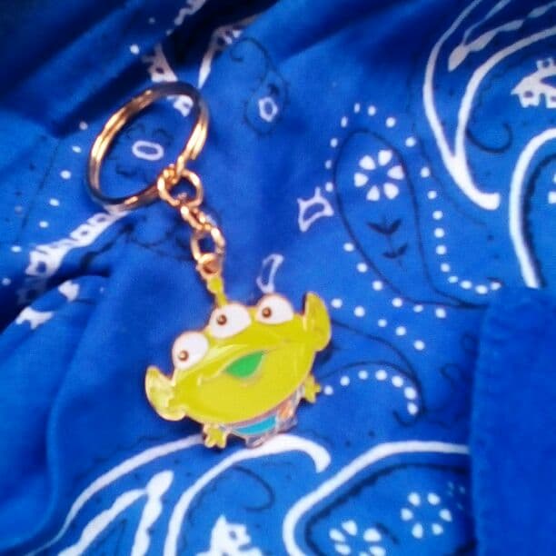 キーホルダー・アクリルキーホルダー Little green man keyholeder