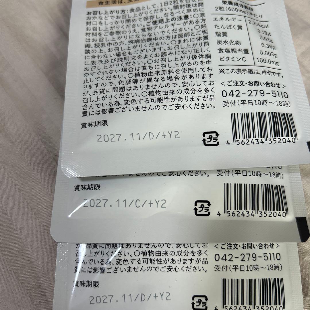 BV LINE supplement+ 60粒　3袋