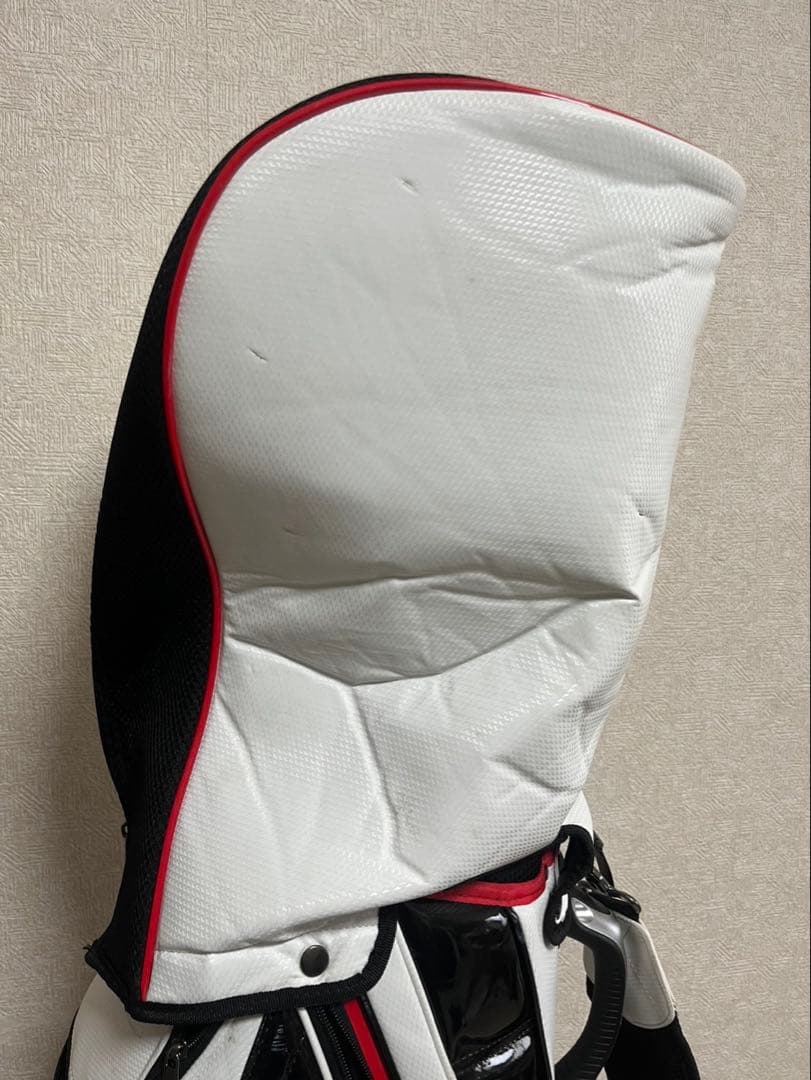 Srixon キャディバッグ ホワイト/ブラック/レッド