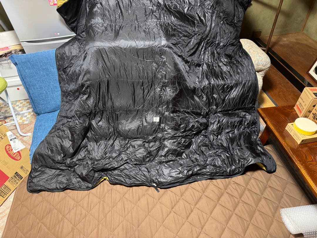 ナンガ オリジナル オーロラライト 封筒型 800DX COYOTE ブラック