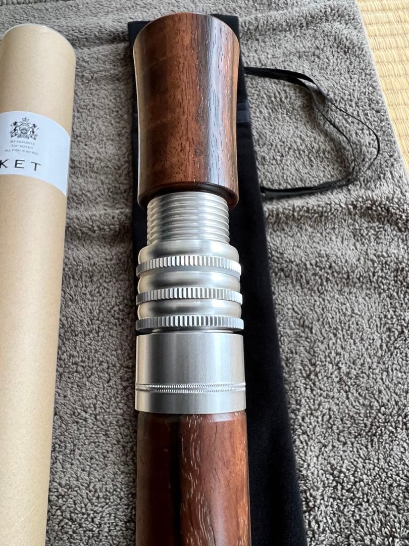 カスケット　5ftピーチウッド杢　ボロンハンドル・トリガー新品未使用品