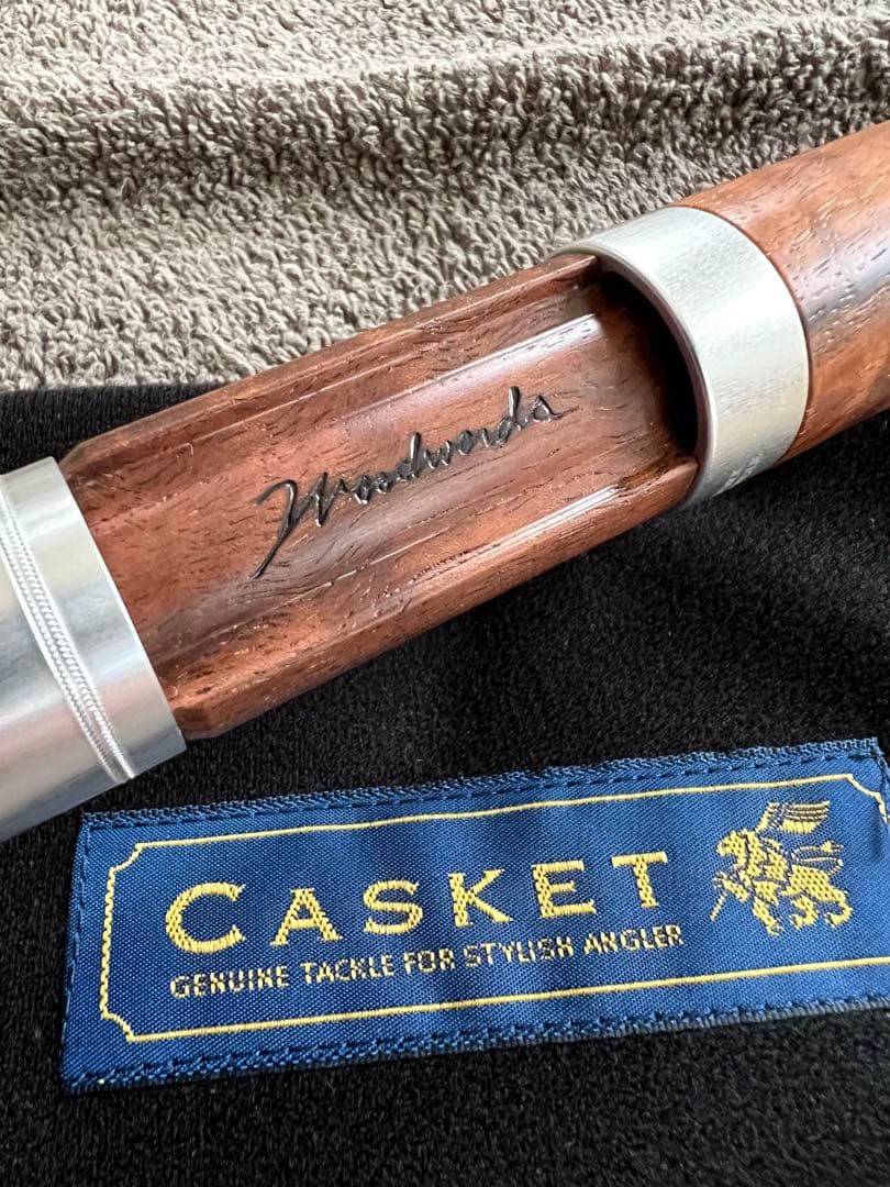 カスケット　5ftピーチウッド杢　ボロンハンドル・トリガー新品未使用品