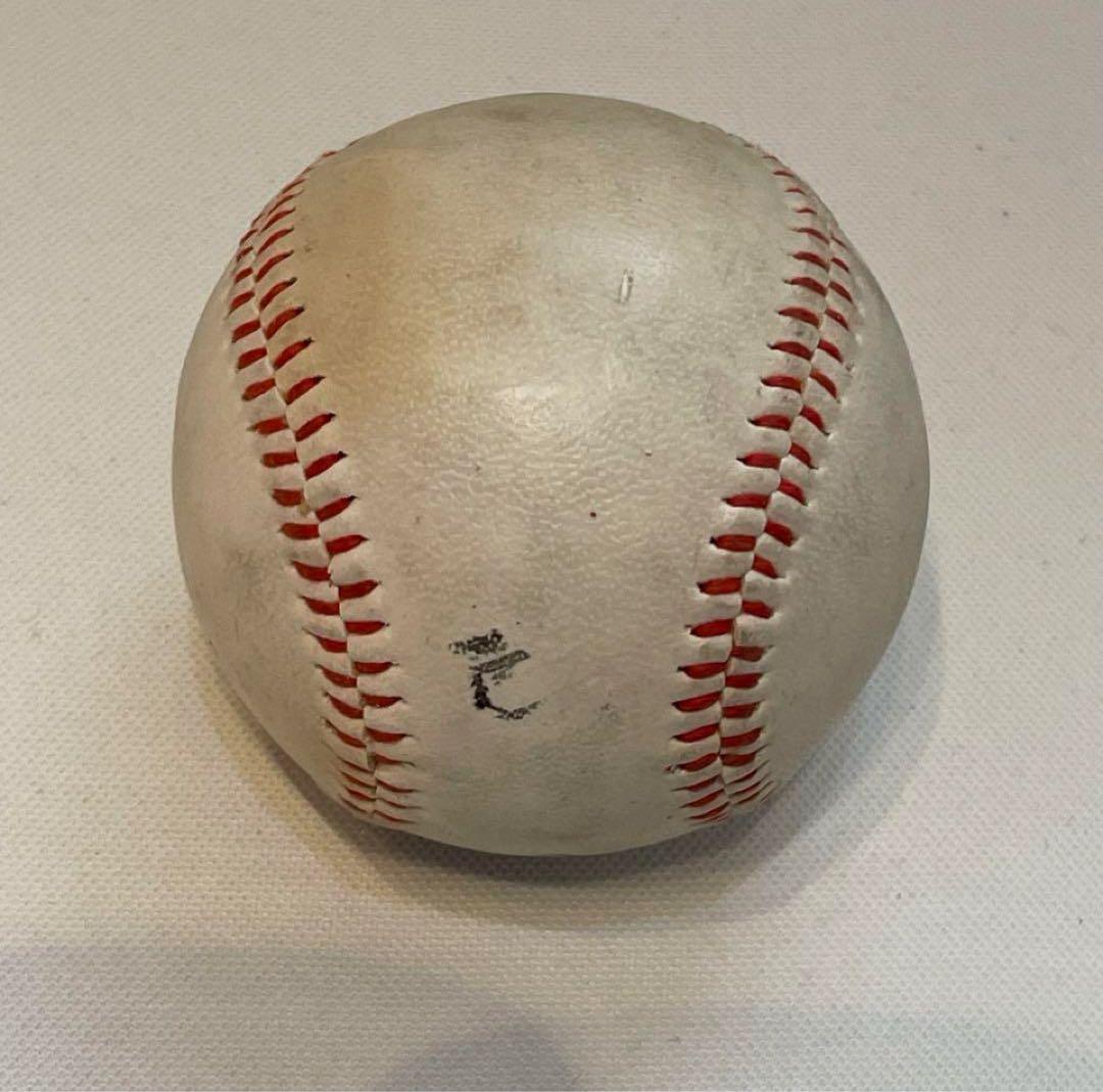 星野仙一　サインボール　中日　ドラゴンズ　現役時代　野球　星野　サイン