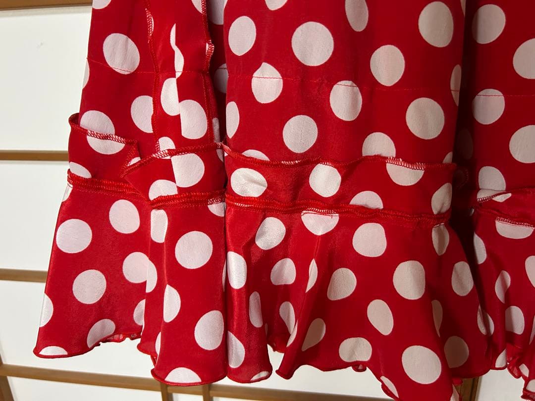 フラメンコ・ソニア ジョーンズ ・赤白水玉ファルダ