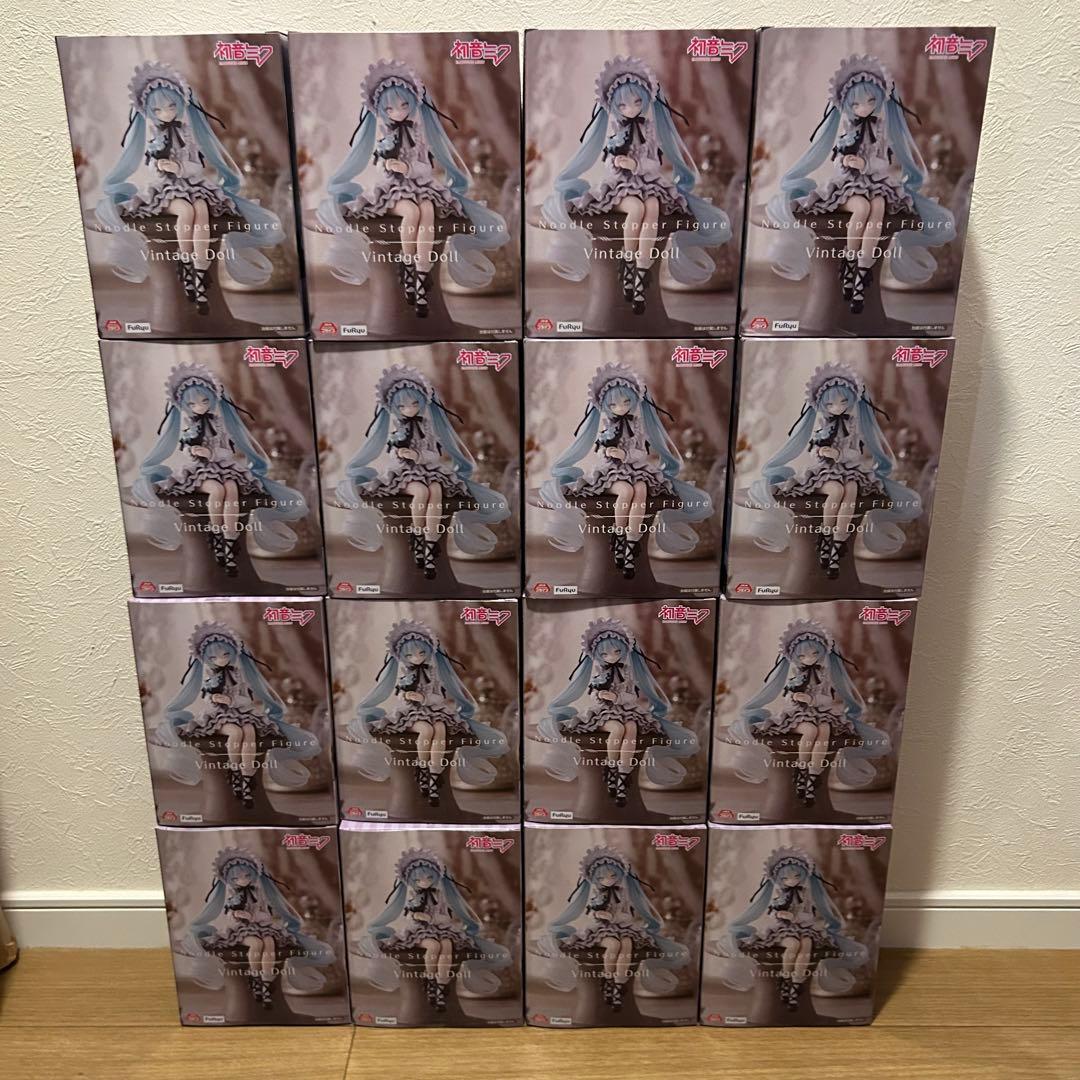 初音ミク　ビンテージドール　ぬーどるストッパー 16個セット