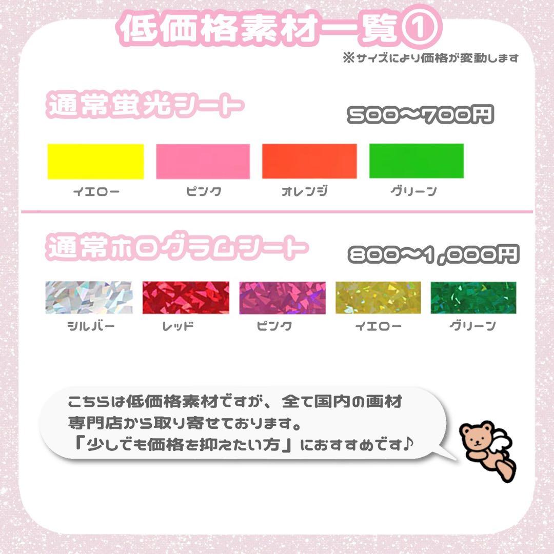 2/16 うちわ文字 オーダー