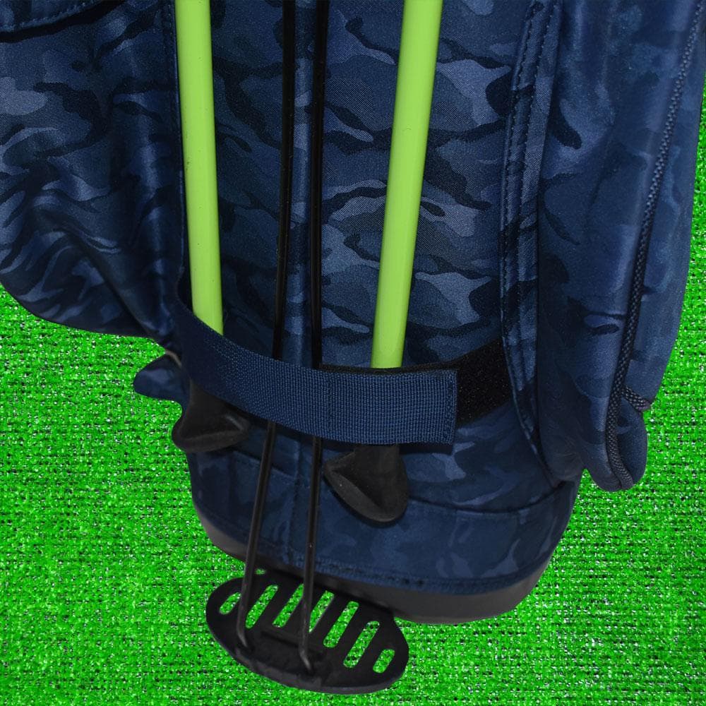 AZROF/アズロフ ゴルフ スタンド式 キャディバッグ【ブルーカモ】美品！