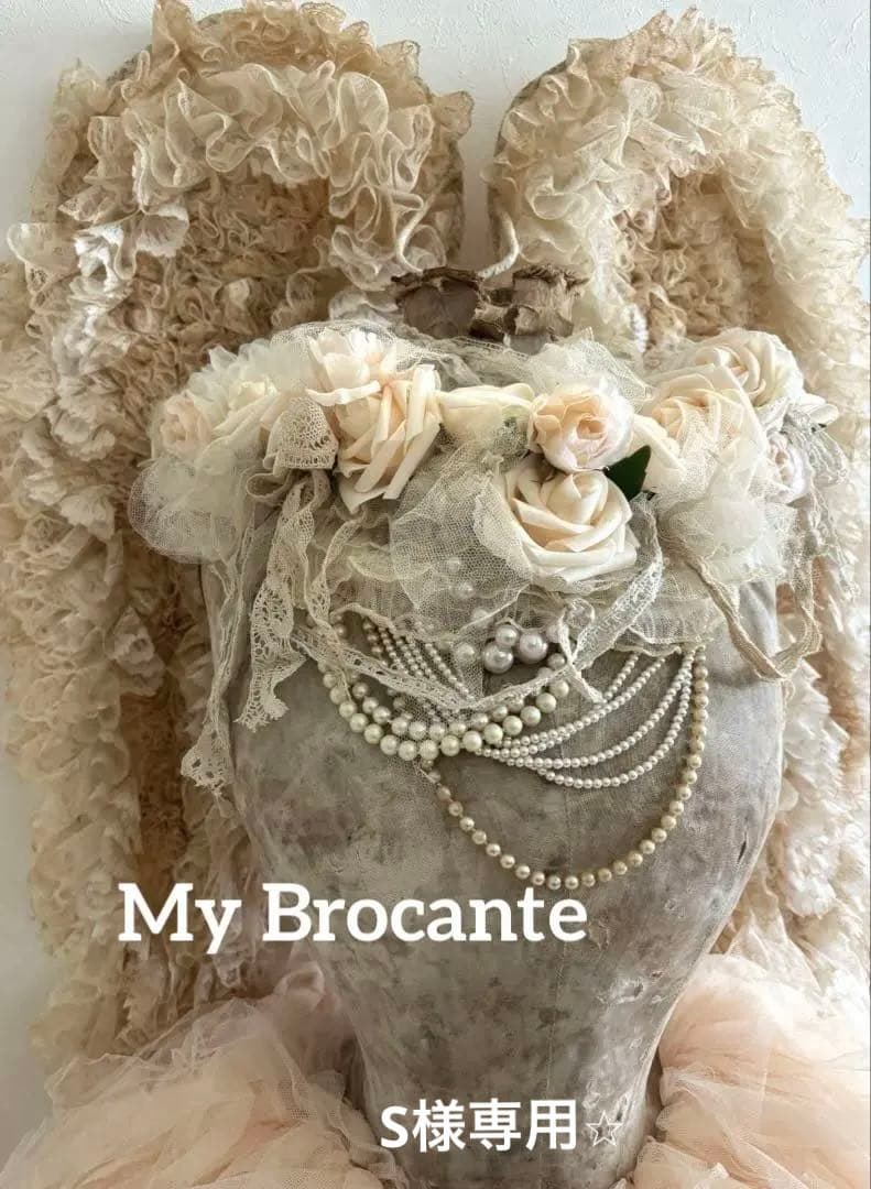 アンティーク雑貨 Romantic Rose Garland.