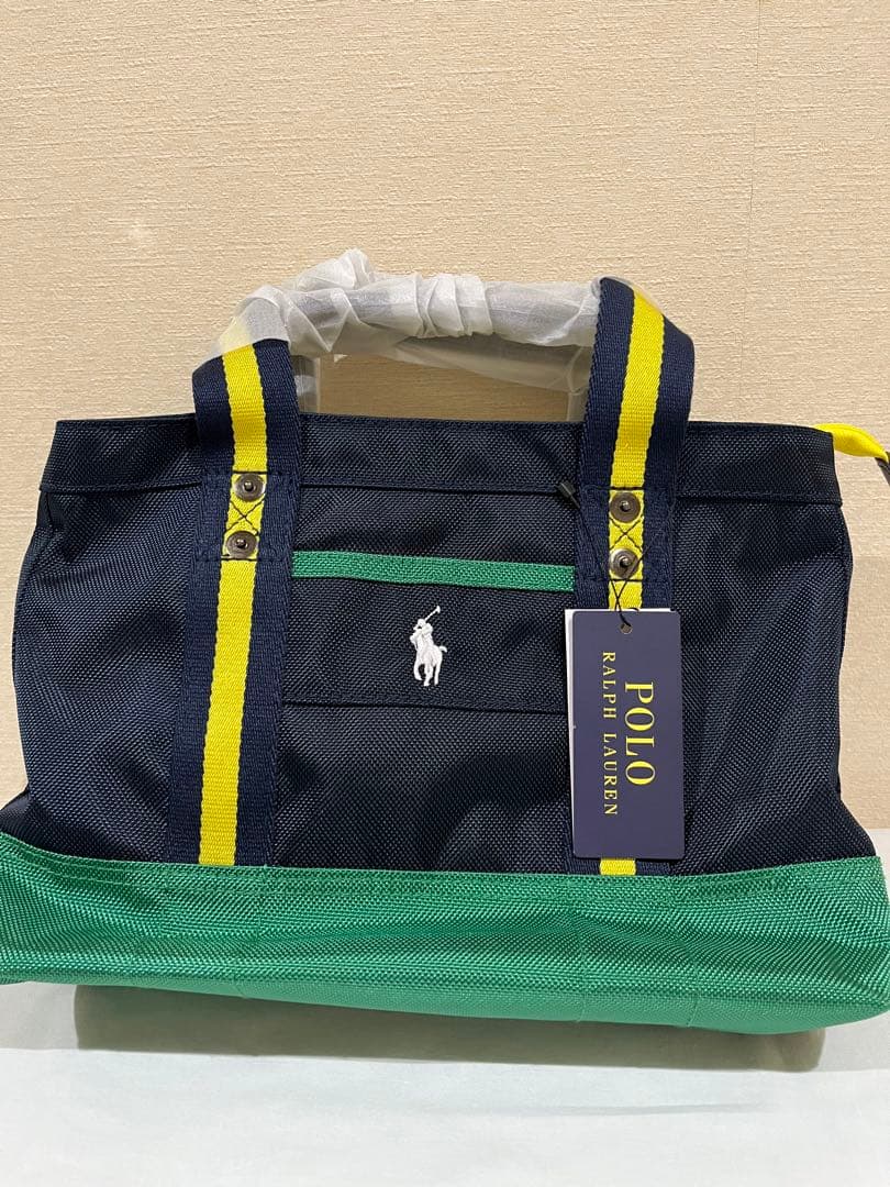 POLO Ralph Lauren ネイビー・グリーンゴルフ　カートバッグ