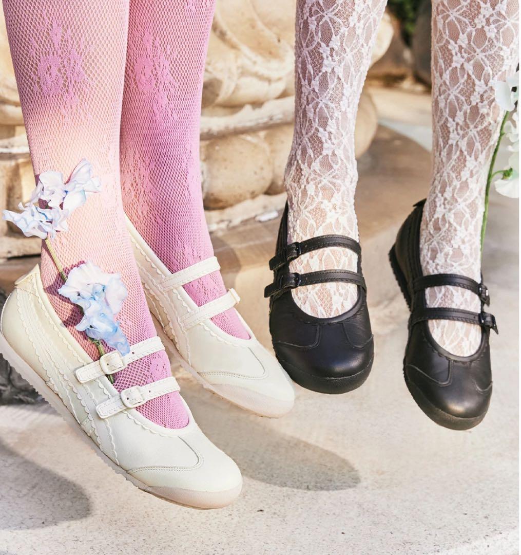 オニツカタイガー ウィメンズ メキシコ66 TGRS ブラック 26.5cm