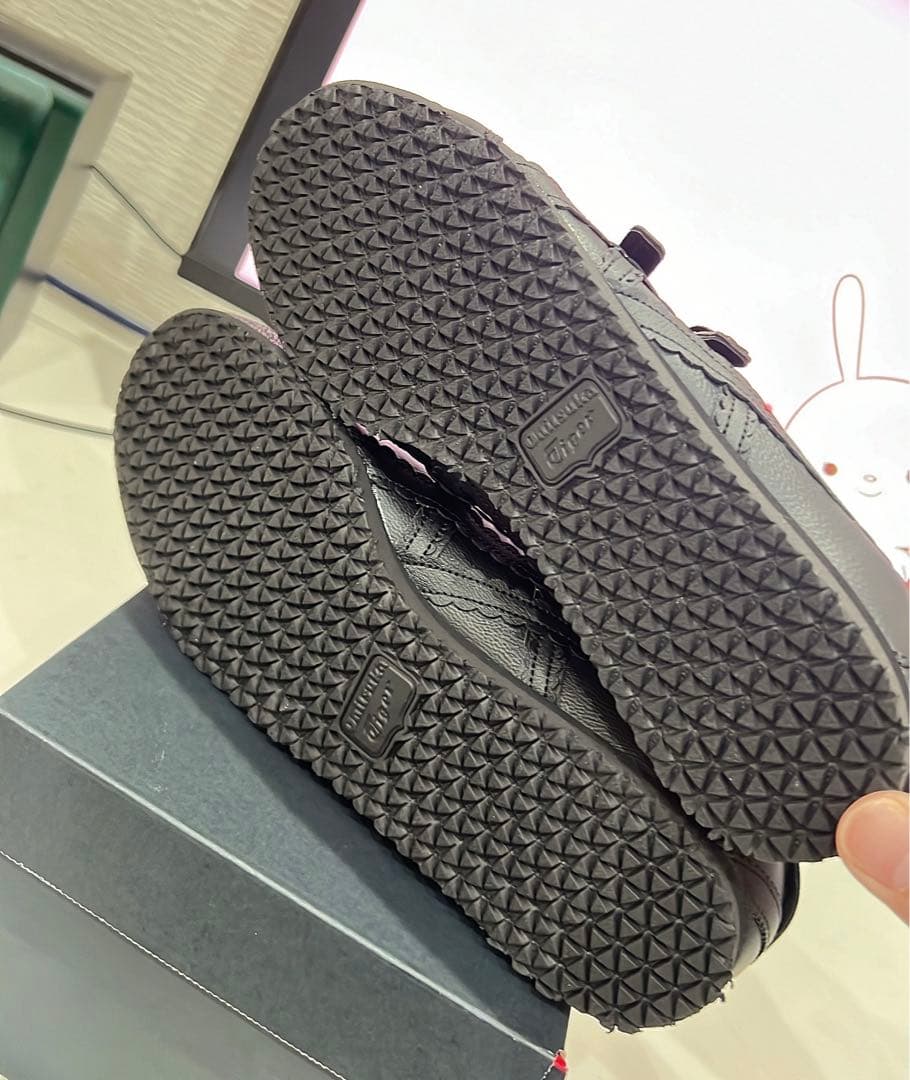 オニツカタイガー ウィメンズ メキシコ66 TGRS ブラック 26.5cm