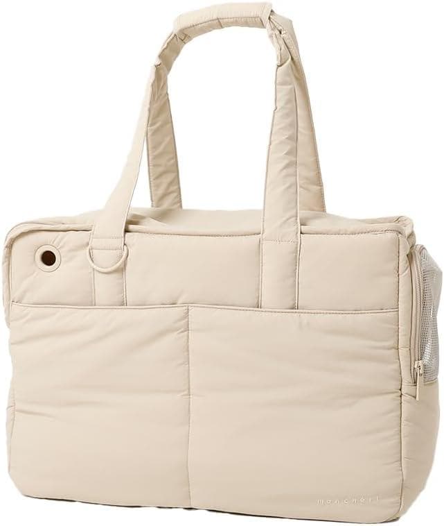 【開封済・未使用】monchéri ペットトートバッグ 犬 ペット ベージュ S