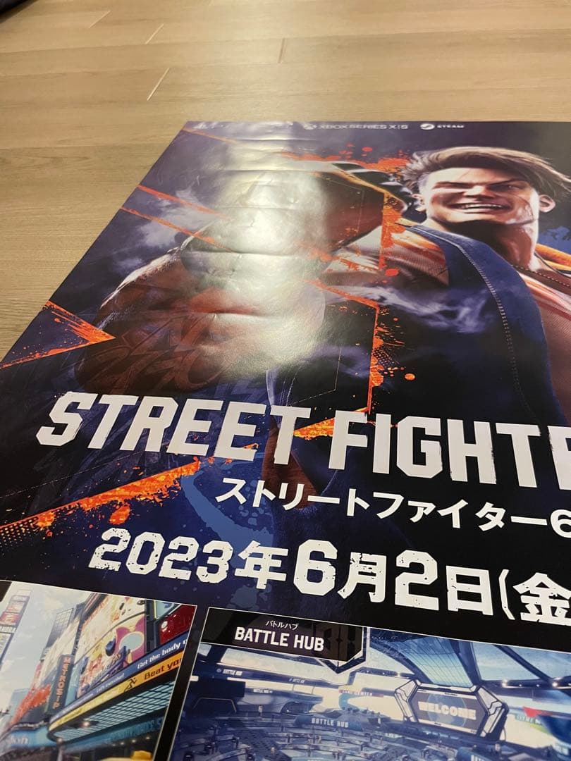 【美品】ストリートファイター6 非売品 発売告知 B2ポスター