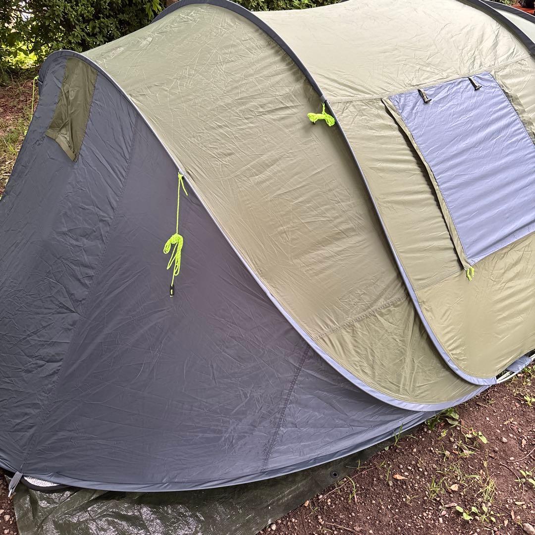 HUI LINGYANG ドーム型テント グレー・オリーブ