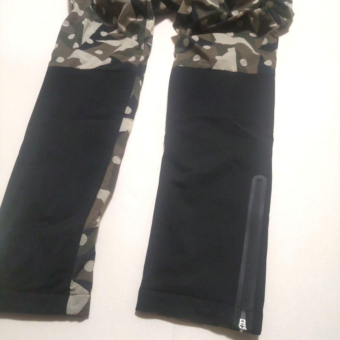 パーリーゲイツ OCTA裏フリース カモ ドット柄 ストレッチ パンツ PGロゴ