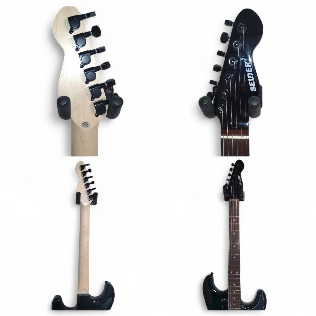 極美　SELDER　ST-16　エレキギター　ストラト　グリーン サンバースト