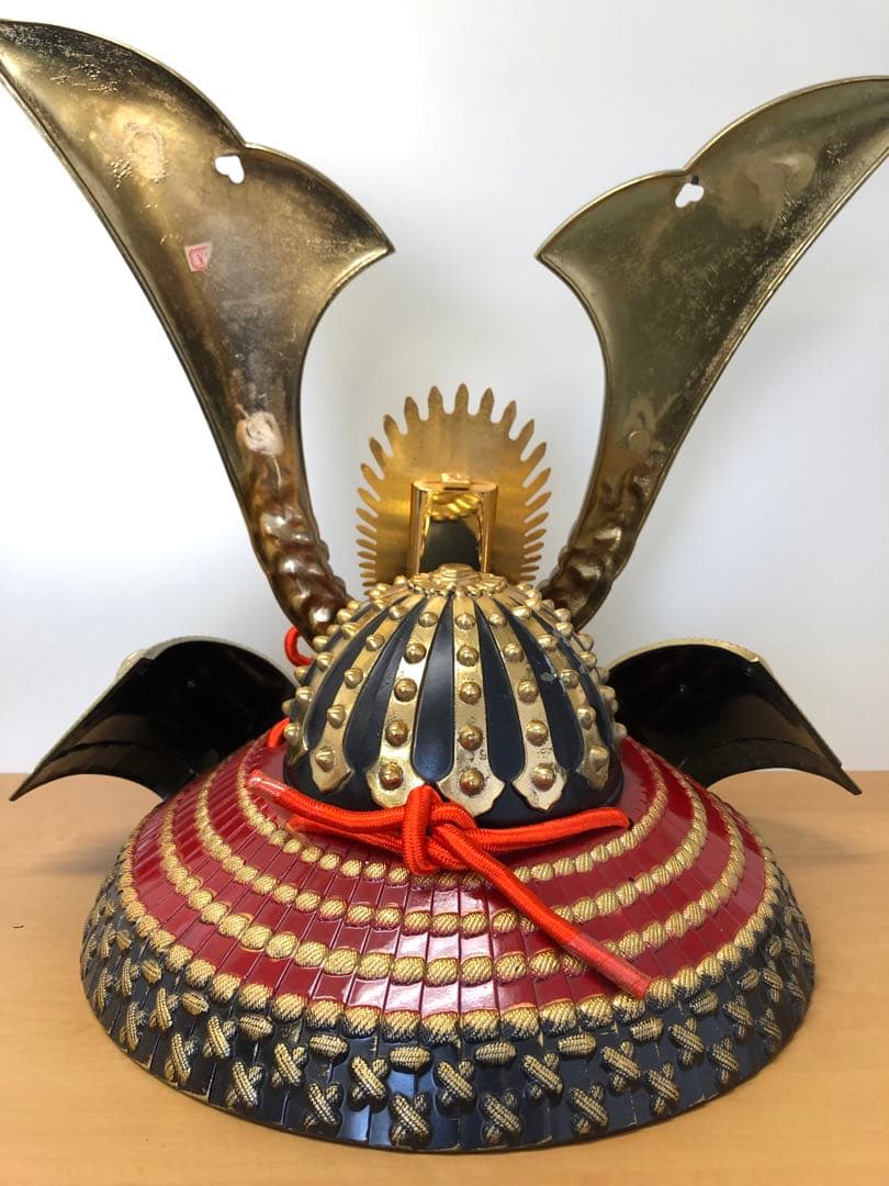 【兜飾】牡丹獅子星兜 Japanese Helmet Kabuto 戦国