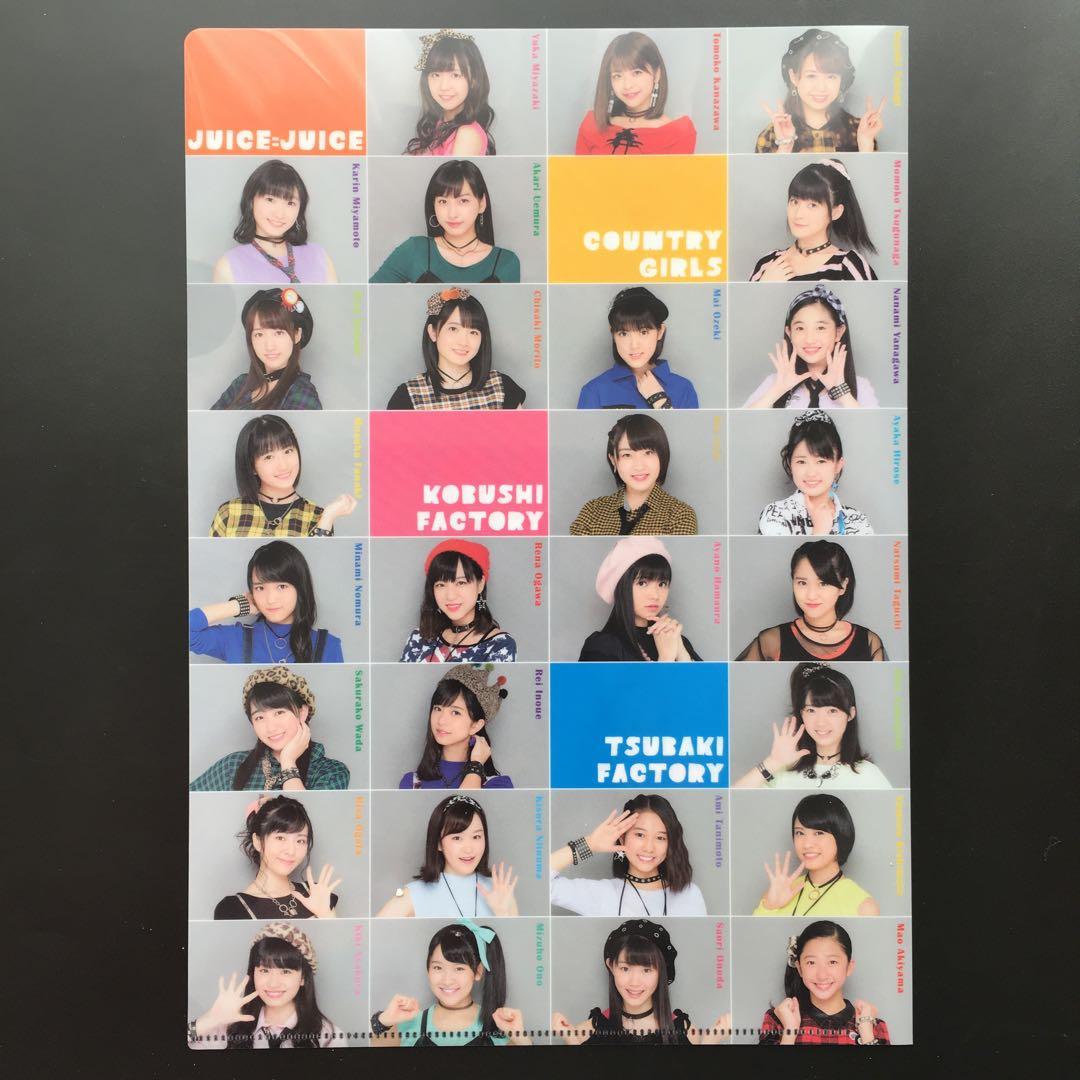 ハロプロ A4クリアファイル 2017