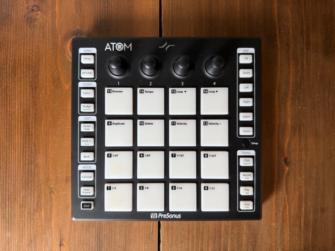 PreSonus / ATOM MIDIパッドコントローラー