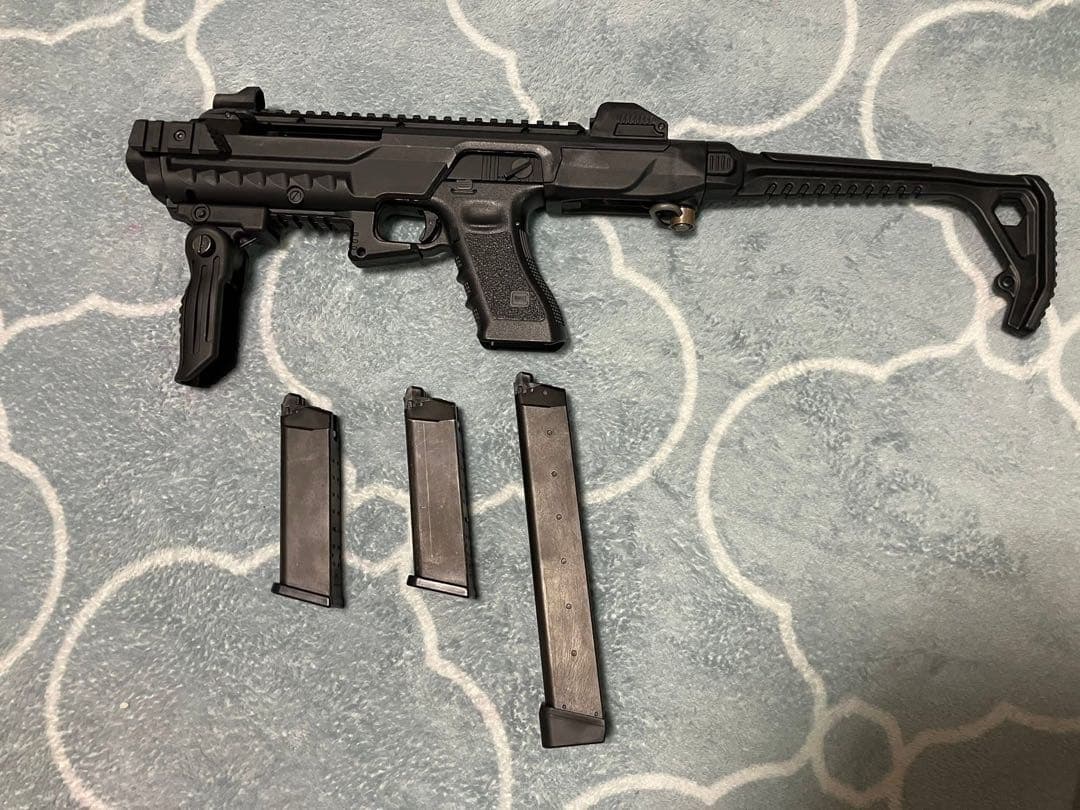 東京マルイグロック18Cガスブローバックフルオートカービンキットセット