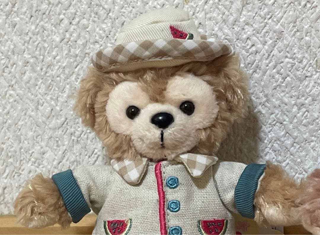 テイスティーサマーサプライズ シェリーメイ　ダッフィー ぬいぐるみバッジ