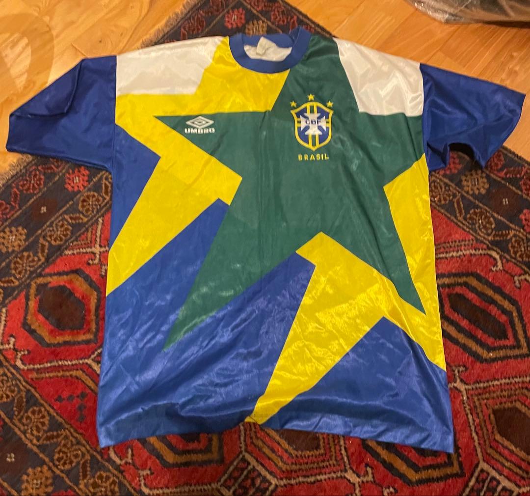 90年代　ブラジル代表　サッカー　ユニフォーム　貴重