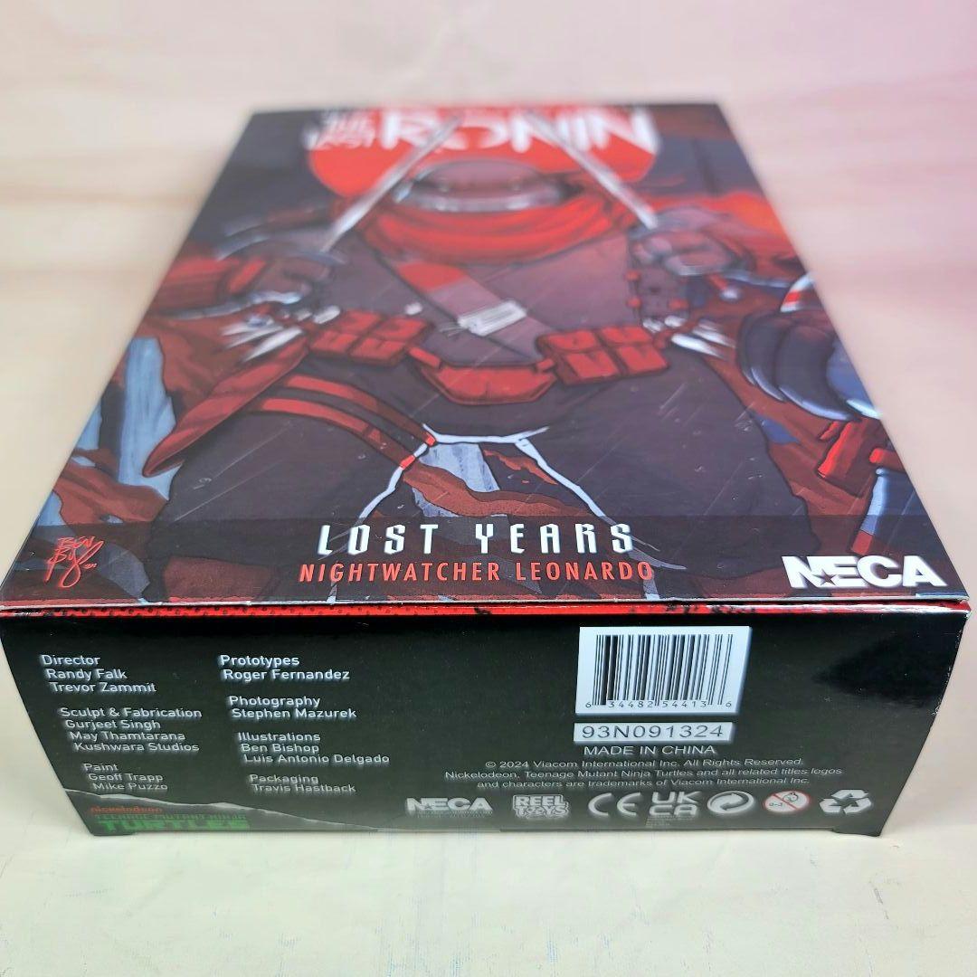 【NECA】正規品 TMNT ナイトウォッチャー・レオナルド ロスト・イヤーズ