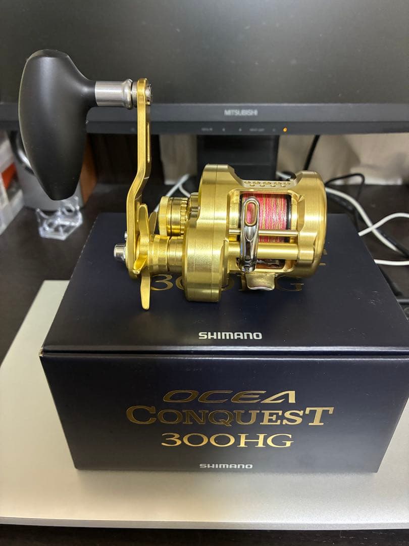 【使用2回】シマノ　22オシアコンクエスト300HG