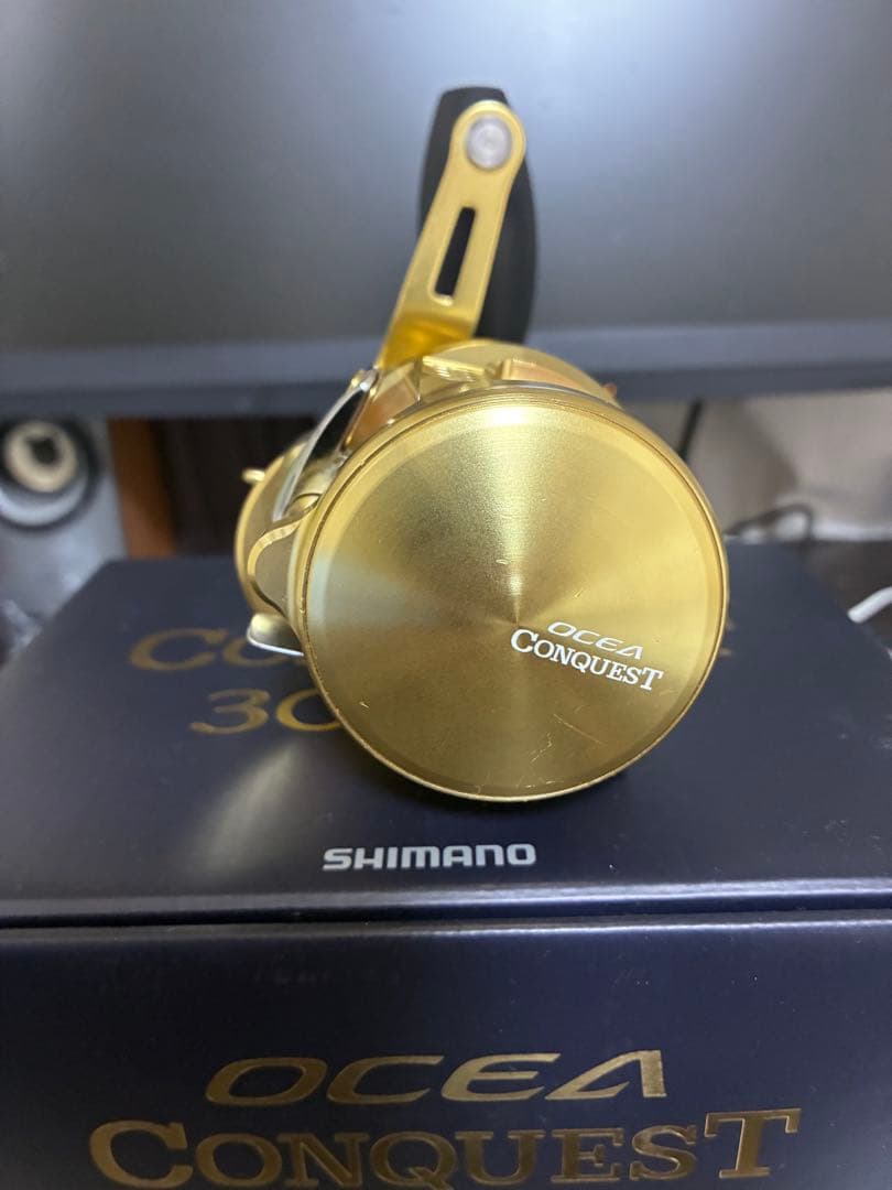 【使用2回】シマノ　22オシアコンクエスト300HG