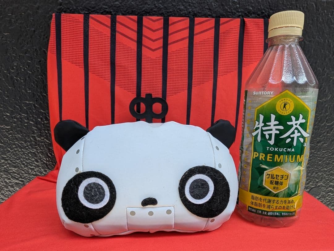 超2レア【“メカたれパンダ”希少ぬいぐるみ】2000年？プライズ専用中古美品