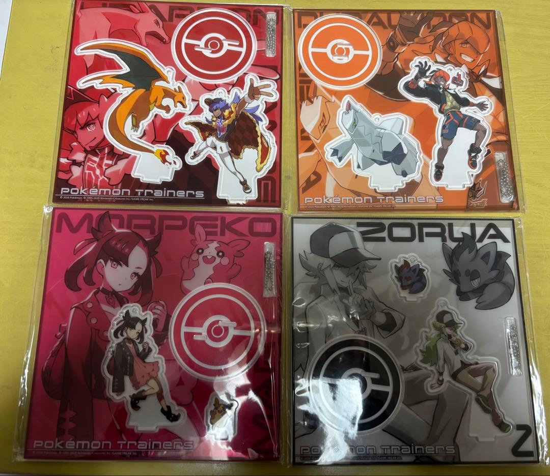 ポケモン トレーナー アクリルスタンド N ダンデ キバナ マリィ