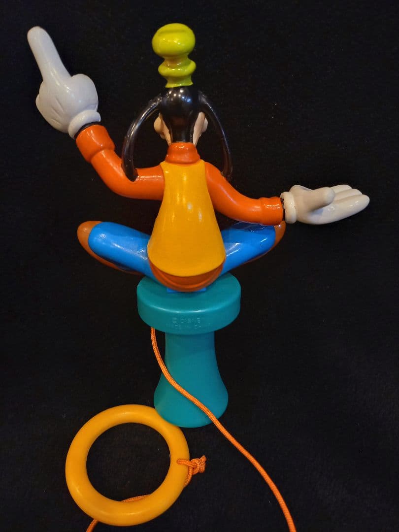 レトロ　ディズニー　グーフィー　おもちゃ　フィギュア　ソフビ　希少　レア