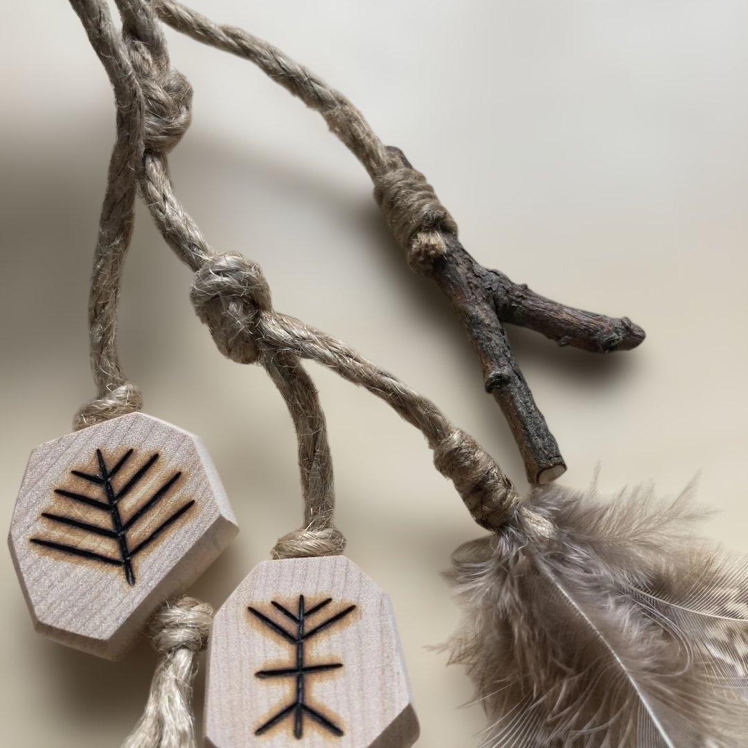 【新品】　ソウルオブシベリア　シャーマン Ⅰ 羽根　ペンダント NO.3005