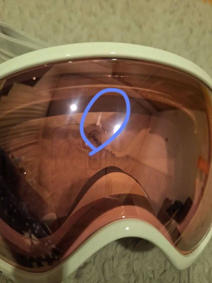 OAKLEY　キャノピー　 ゴーグル ホワイトフレーム 交換レンズ付き