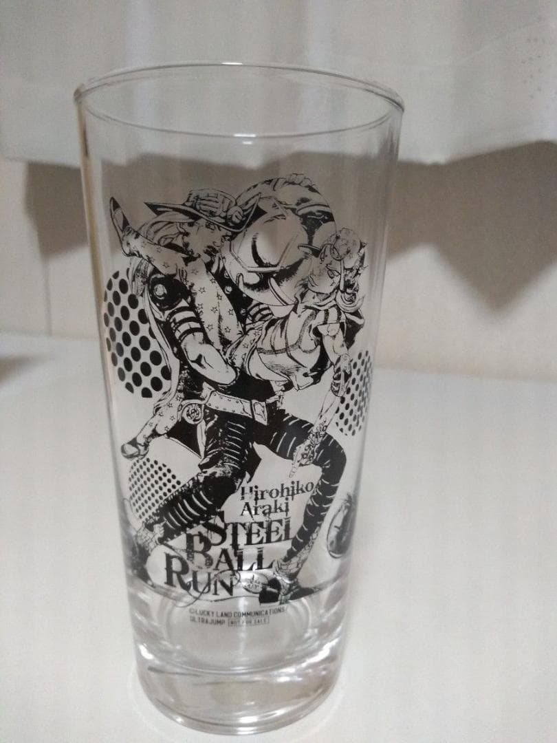 当選品 ジョジョ 7部 スティール・ボール・ラン ジャイロ・ツェペリ グラス
