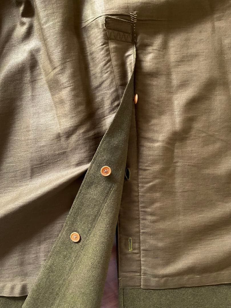 大日本帝国大尉襟章マント/花井軍服店製(静岡)