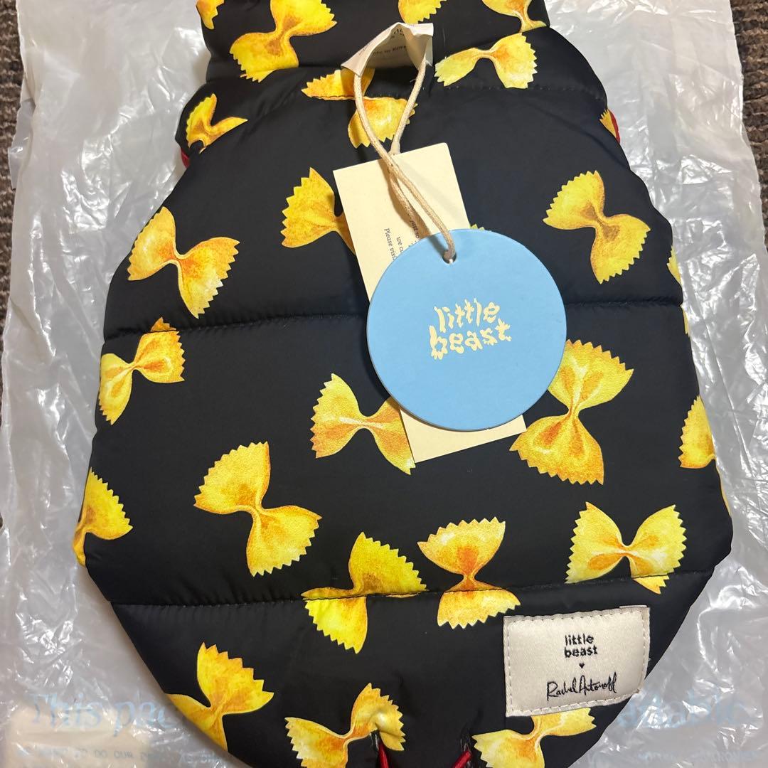 little beast パスタ柄犬用コート